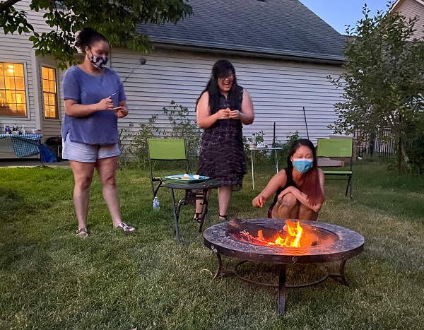 Socially distancing the s'more production