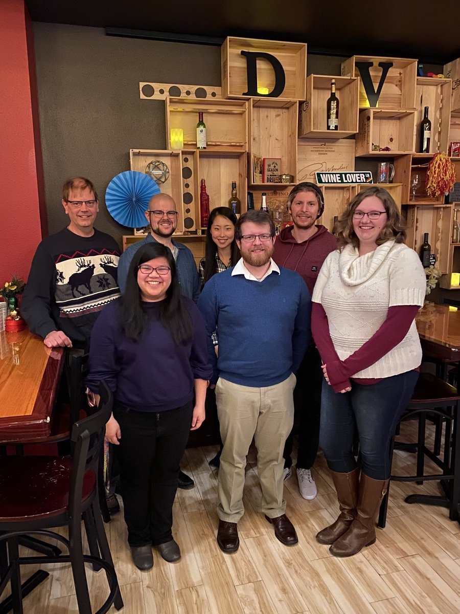 Holme research end of the semester / holiday party, December 2019